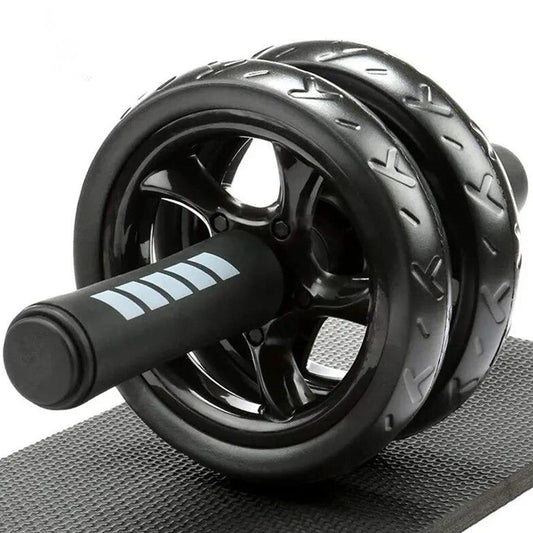 Double-Wheel Ab Roller with Thick Knee Pad | 3.2-Inch Core Trainer for Abs, Arms & Shoulders | 500lbs Capacity | Home & Gym Workout Equipment for All Levels