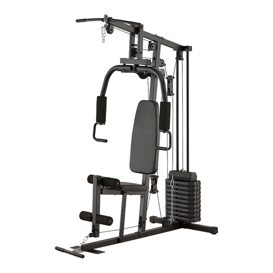 Compact Multi Gym for Full-Body Home Workouts – 45kg (Black) or 66kg (Red) Weight Stack, Heavy-Duty Steel Frame, Multi-Exercise Station for Total Strength Training