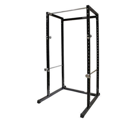 G100 Heavy Duty Power Rack with Pull Up Bar Adjustable Squat Cage for Full Body Strength Workouts Expandable Commercial Grade Home Gym Equipment