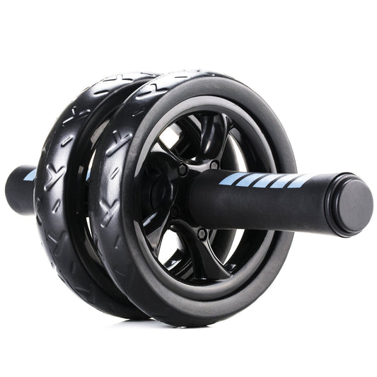 Double-Wheel Ab Roller with Thick Knee Pad | 3.2-Inch Core Trainer for Abs, Arms & Shoulders | 500lbs Capacity | Home & Gym Workout Equipment for All Levels