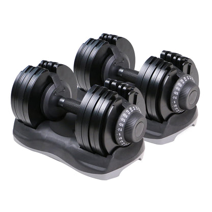 Adjustable Dumbbells 12‑in‑1 – 5 kg–32.5 kg Pair, Ergonomic Grip, Fast Selector, Strength Training Weights for Compact Home Gym Workouts