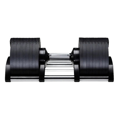 Smooth Dial Adjustable Round Dumbbells – Steel Build, Anti‑Slip Handle, 24–45 kg Free Weights for Home Gym Strength Training in Compact Spaces