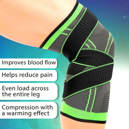 Stay Active with Adjustable Knee Support with Strap – Pain Relief for ACL, Meniscus, Arthritis & Joint Support | Breathable, Non-Slip Sleeve for Sports & Everyday Use
