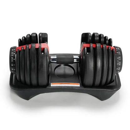 Smart Dial Adjustable Dumbbell 40kg, 17-in-1 Weight Settings, Heavy-Duty Strength Training for Home Gym, Space-Saving Design, Optional Bench & Rack, Men & Women Fitness