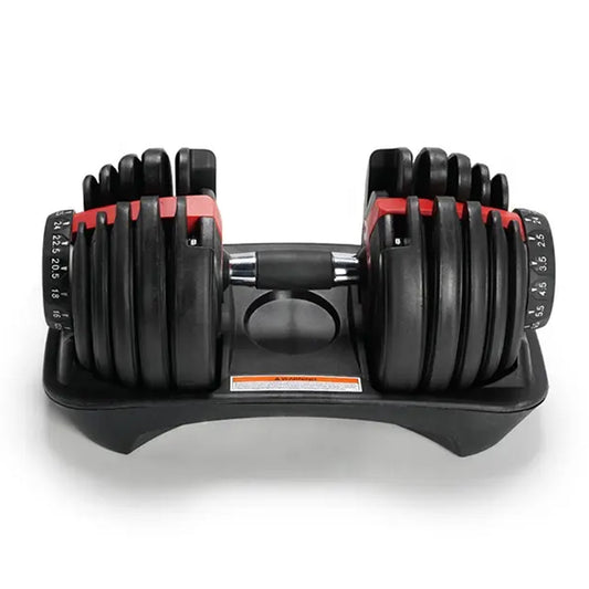 Smart Dial Adjustable Dumbbell 40kg, 17-in-1 Weight Settings, Heavy-Duty Strength Training for Home Gym, Space-Saving Design, Optional Bench & Rack, Men & Women Fitness