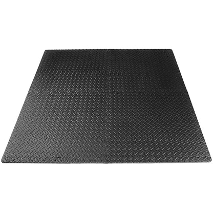 Heavy-Duty EVA Foam Interlocking Puzzle Mats | 10mm Non-Slip Gym Flooring Tiles | Shock-Absorbing Rubber Surface for Home, Garage, Studio & Fitness Areas