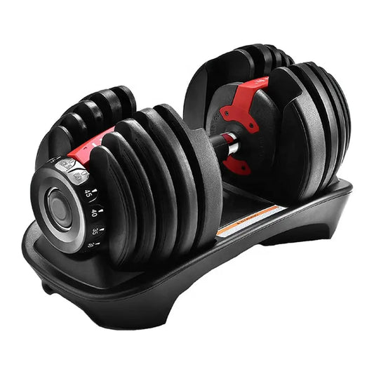 Smart Dial Adjustable Dumbbell Set 24 kg | 15-in-1 Space-Saving Weights with Optional Bench & Stand for Home Gym Workouts