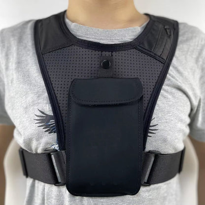 Adjustable Hydration Running Vest – Lightweight, Adjustable Fit for Men & Women | Reflective, Breathable Gear with Phone Holder & Storage | Fits 31"–48" Chest