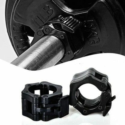 2" Olympic Barbell Collars – Quick-Lock Clips (Pair) for Secure, Heavy-Duty Grip on 50mm Bars | Fast Release Clamps for Weightlifting, CrossFit & Gym Training