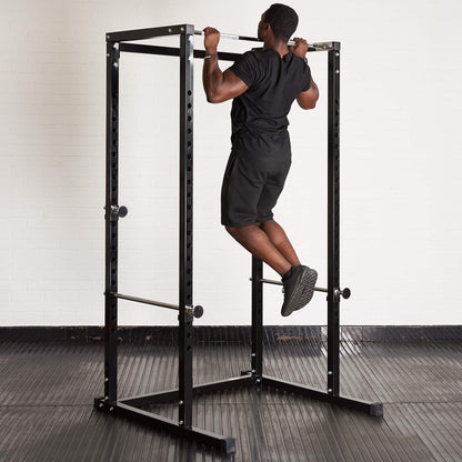 G100 Heavy Duty Power Rack with Pull Up Bar Adjustable Squat Cage for Full Body Strength Workouts Expandable Commercial Grade Home Gym Equipment