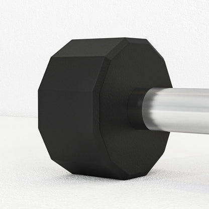 Anti-Roll Hex Dumbbells, Durable Rubber Finish & Knurled Handles – Strength & Conditioning Tools for Home Gym Fitness