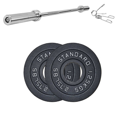 Enhance Your Workouts with Cast Iron Weight Plates – Rugged Discs for Barbells, Dumbbells & Machines | Singles, Pairs & Sets | 1.25kg to 25kg for Gym & Home Use