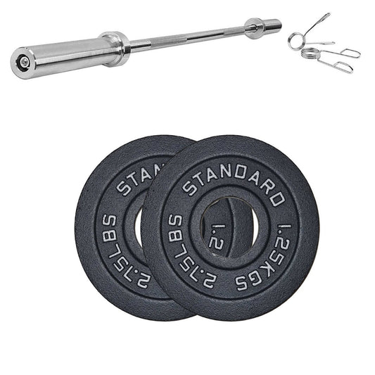 Enhance Your Workouts with Cast Iron Weight Plates – Rugged Discs for Barbells, Dumbbells & Machines | Singles, Pairs & Sets | 1.25kg to 25kg for Gym & Home Use