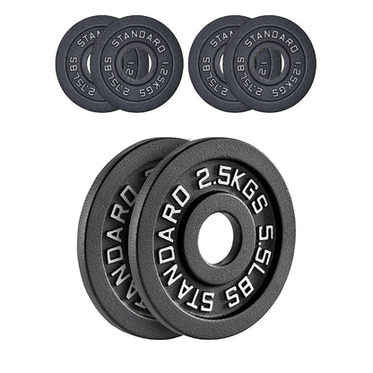 Enhance Your Workouts with Cast Iron Weight Plates – Rugged Discs for Barbells, Dumbbells & Machines | Singles, Pairs & Sets | 1.25kg to 25kg for Gym & Home Use