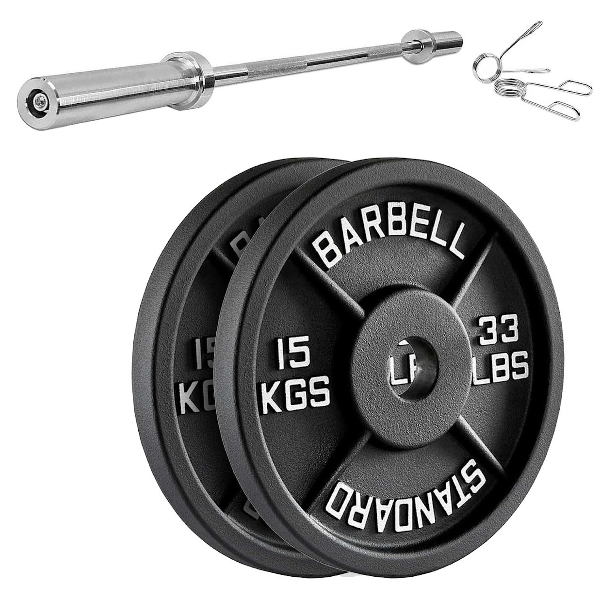 Enhance Your Workouts with Cast Iron Weight Plates – Rugged Discs for Barbells, Dumbbells & Machines | Singles, Pairs & Sets | 1.25kg to 25kg for Gym & Home Use