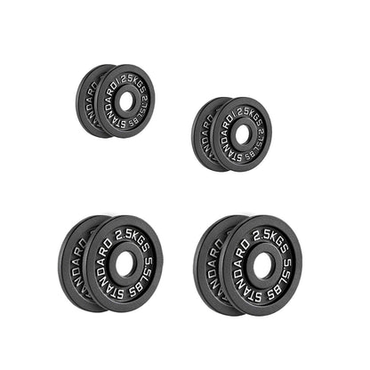 Enhance Your Workouts with Cast Iron Weight Plates – Rugged Discs for Barbells, Dumbbells & Machines | Pairs & Sets | 1.25kg to 25kg for Gym & Home Use