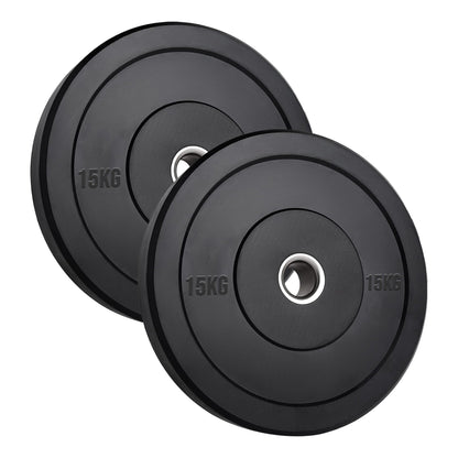 High-Performance Bumper Plates 5KG to 25KG for Olympic Lifting CrossFit and Strength Training Available in Singles Pairs or Sets Fits All 2 Inch Olympic Barbells