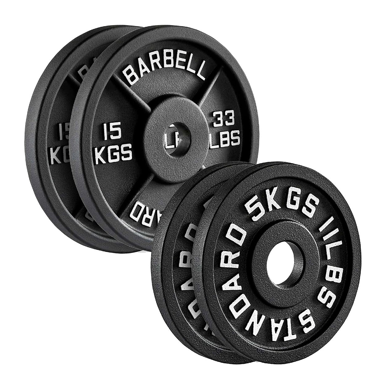 Enhance Your Workouts with Cast Iron Weight Plates – Rugged Discs for Barbells, Dumbbells & Machines | Singles, Pairs & Sets | 1.25kg to 25kg for Gym & Home Use