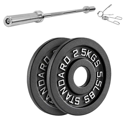 Enhance Your Workouts with Cast Iron Weight Plates – Rugged Discs for Barbells, Dumbbells & Machines | Singles, Pairs & Sets | 1.25kg to 25kg for Gym & Home Use