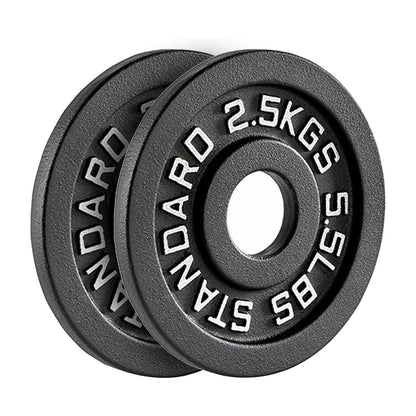 Enhance Your Workouts with Cast Iron Weight Plates – Rugged Discs for Barbells, Dumbbells & Machines | Singles, Pairs & Sets | 1.25kg to 25kg for Gym & Home Use