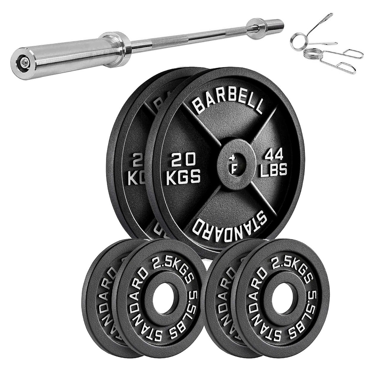 Enhance Your Workouts with Cast Iron Weight Plates – Rugged Discs for Barbells, Dumbbells & Machines | Singles, Pairs & Sets | 1.25kg to 25kg for Gym & Home Use