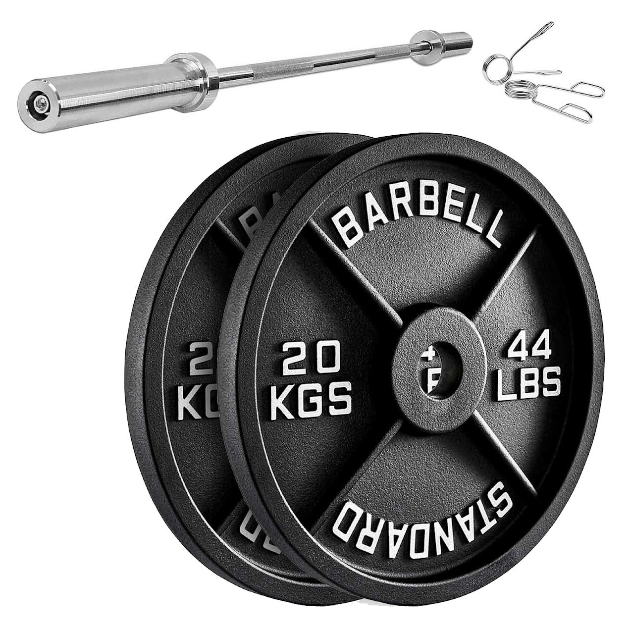 Enhance Your Workouts with Cast Iron Weight Plates – Rugged Discs for Barbells, Dumbbells & Machines | Singles, Pairs & Sets | 1.25kg to 25kg for Gym & Home Use