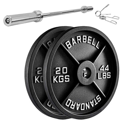 Enhance Your Workouts with Cast Iron Weight Plates – Rugged Discs for Barbells, Dumbbells & Machines | Singles, Pairs & Sets | 1.25kg to 25kg for Gym & Home Use