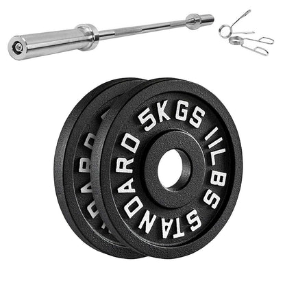 Enhance Your Workouts with Cast Iron Weight Plates – Rugged Discs for Barbells, Dumbbells & Machines | Singles, Pairs & Sets | 1.25kg to 25kg for Gym & Home Use