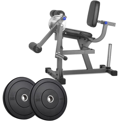 Transform Leg Workouts with Adjustable Curl & Extension Machine | Dual-Use Strength Trainer for Quads & Hamstrings | Heavy Steel Frame | Optional Weight Set