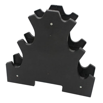 Black metal gear-shaped object on a white background