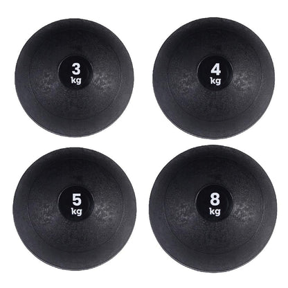 Full-Impact Rubber Slam Balls – 3KG to 25KG No-Bounce Medicine Balls for Core Strength, Explosive Training & Conditioning – Single or Set for Gym/Home Workouts