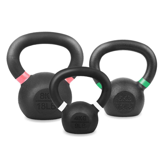 Premium Cast Iron Kettlebells – Solid Build, Smooth Grip & Rust-Proof Finish | Full-Body Training Tool for Strength, Power & Endurance | All Sizes & Sets Available
