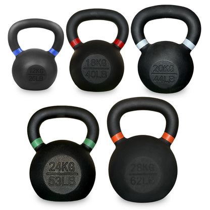 Premium Cast Iron Kettlebells – Solid Build, Smooth Grip & Rust-Proof Finish | Full-Body Training Tool for Strength, Power & Endurance | All Sizes & Sets Available