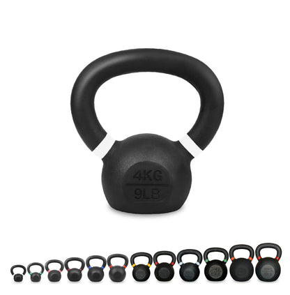 Premium Cast Iron Kettlebells – Solid Build, Smooth Grip & Rust-Proof Finish | Full-Body Training Tool for Strength, Power & Endurance | All Sizes & Sets Available