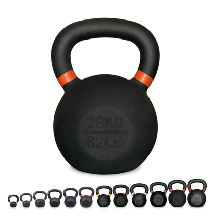 Premium Cast Iron Kettlebells – Solid Build, Smooth Grip & Rust-Proof Finish | Full-Body Training Tool for Strength, Power & Endurance | All Sizes & Sets Available