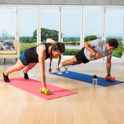 Hex Neoprene Dumbbells – Anti‑Roll, Non‑Slip Grip, Sold as Singles, Pairs, or Sets for Home Gym Strength Workouts