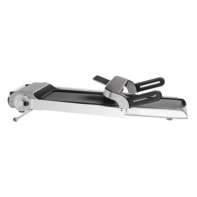 Metallic kitchen tool on a white background
