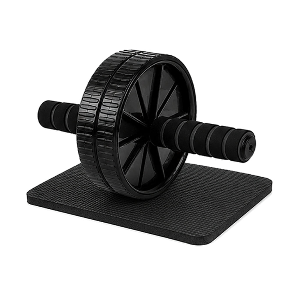Double-Wheel Ab Roller with Thick Knee Pad | 3.2-Inch Core Trainer for Abs, Arms & Shoulders | 500lbs Capacity | Home & Gym Workout Equipment for All Levels