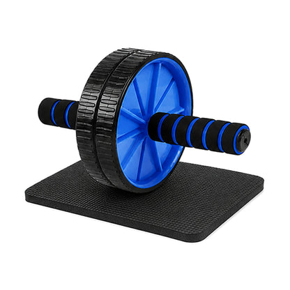 Double-Wheel Ab Roller with Thick Knee Pad | 3.2-Inch Core Trainer for Abs, Arms & Shoulders | 500lbs Capacity | Home & Gym Workout Equipment for All Levels