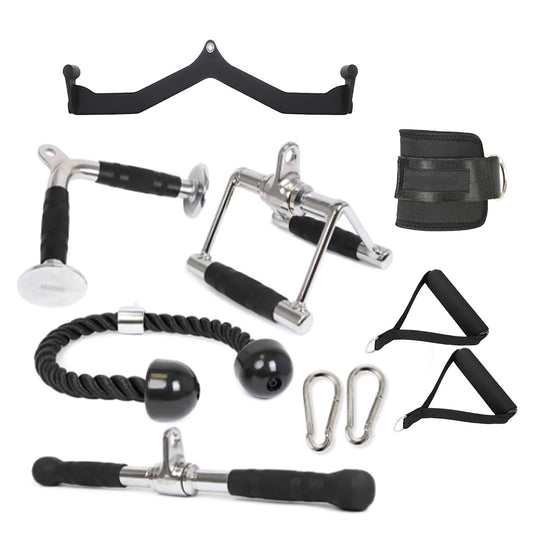Unlock Full-Body Strength with Cable Machine Attachments – Precision Tools for Muscle Isolation, Stability, and Versatile Training for All Fitness Levels