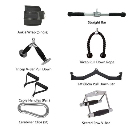 Unlock Full-Body Strength with Cable Machine Attachments – Precision Tools for Muscle Isolation, Stability, and Versatile Training for All Fitness Levels