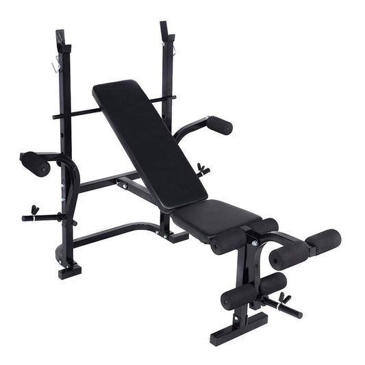 Transform Your Home Gym with the Ultimate All-in-One Multi Bench – Full-Body Strength Training with Squat Rack, Preacher Curl, Chest Fly & Leg Extension