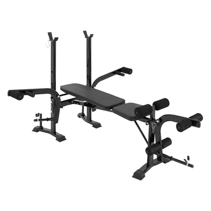 Transform Your Home Gym with the Ultimate All-in-One Multi Bench – Full-Body Strength Training with Squat Rack, Preacher Curl, Chest Fly & Leg Extension