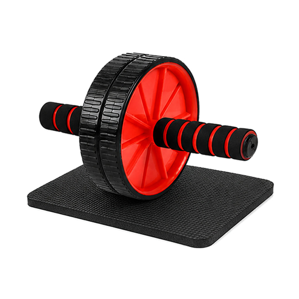 Double-Wheel Ab Roller with Thick Knee Pad | 3.2-Inch Core Trainer for Abs, Arms & Shoulders | 500lbs Capacity | Home & Gym Workout Equipment for All Levels