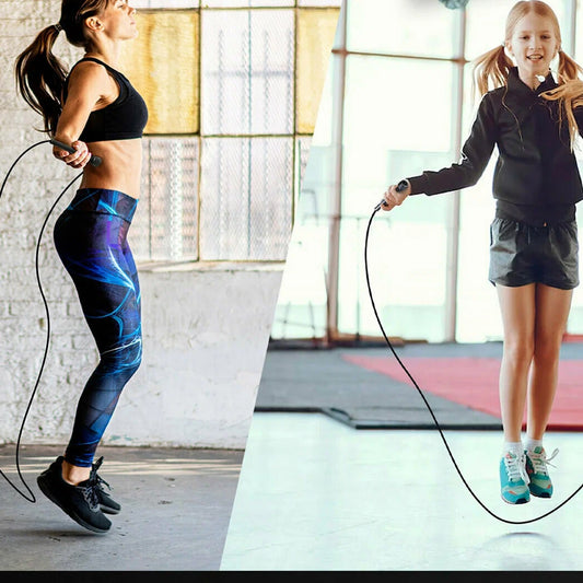 Adjustable Speed Skipping Rope – 118" Length, 360° Tangle-Free Rotation, Non-Slip Sweatproof Handles – Cardio Training Tool for Home, Gym, Outdoor Fitness