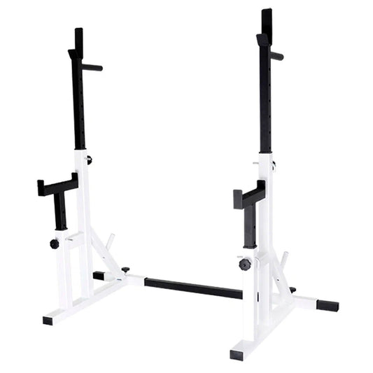 Multi-Function Squat & Bench Press Rack – 400kg Load, Dip Bars, Adjustable Steel Frame – Compact Strength Station for Home Gym & Studio Use