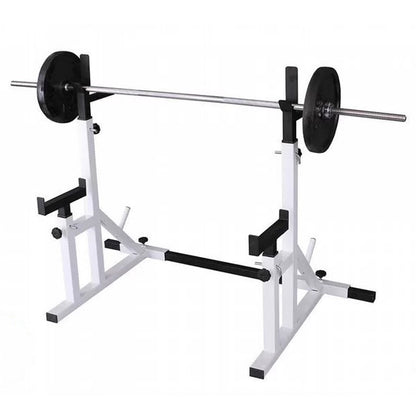 Multi-Function Squat & Bench Press Rack – 400kg Load, Dip Bars, Adjustable Steel Frame – Compact Strength Station for Home Gym & Studio Use