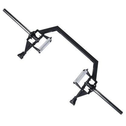 Premium 20kg Open Trap Hex Bar for Deadlifts & Shrugs – Open Frame, Built-In Jack, Rotating Sleeves – Supports Olympic & Standard Plates – Heavy-Duty Strength Tool
