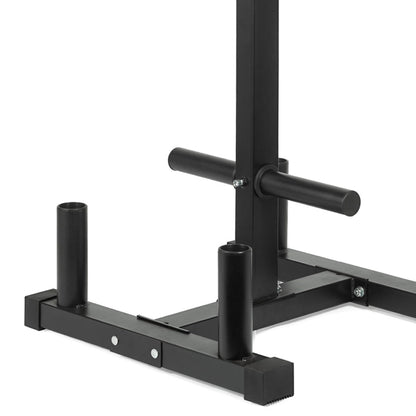 Premium 3 Tier Olympic Weight Tree and Bar Stand Heavy Duty 200kg Capacity Rack with Dual Barbell Holders Compact Scratch Resistant Gym Storage System