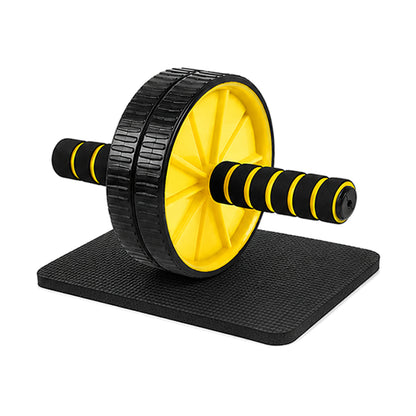 Double-Wheel Ab Roller with Thick Knee Pad | 3.2-Inch Core Trainer for Abs, Arms & Shoulders | 500lbs Capacity | Home & Gym Workout Equipment for All Levels